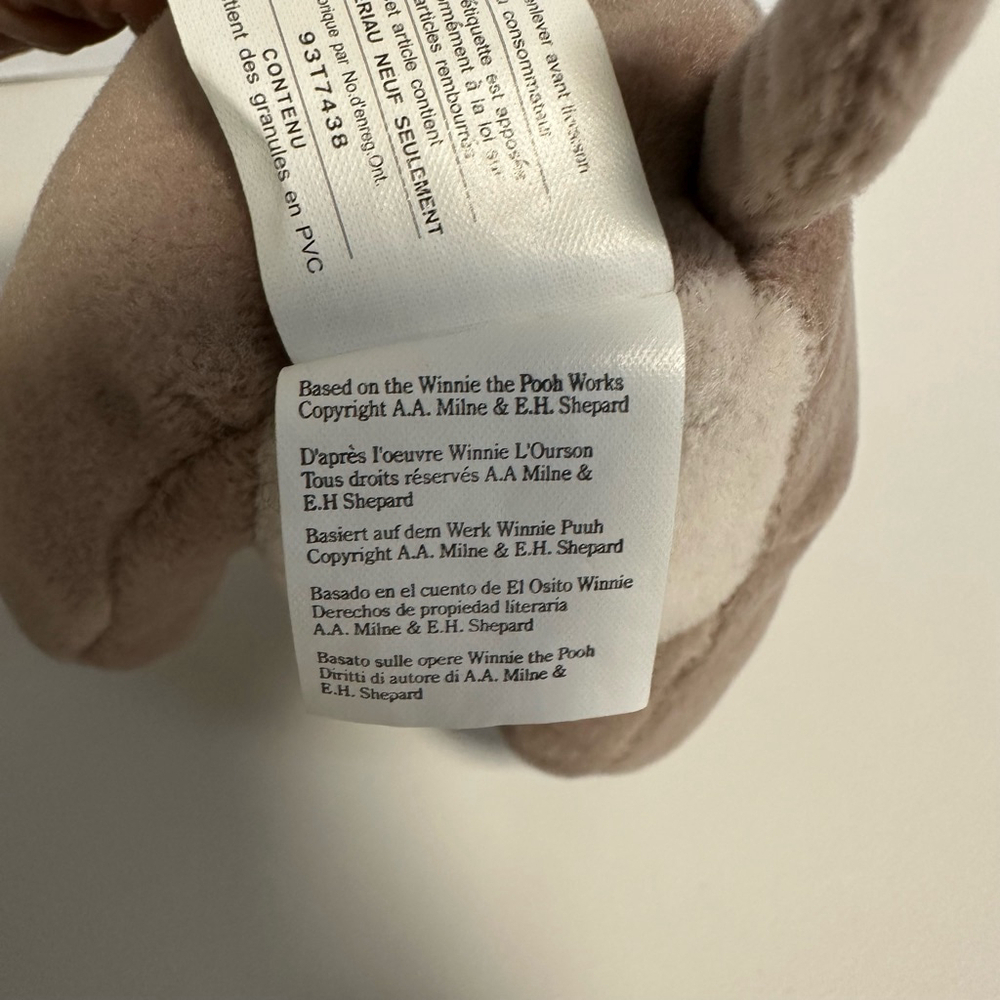 The Disney Store Easter Bunny Gopher Rabbit Mini Bean Bag Stuffed Animal NWT - Picture 7 of 14